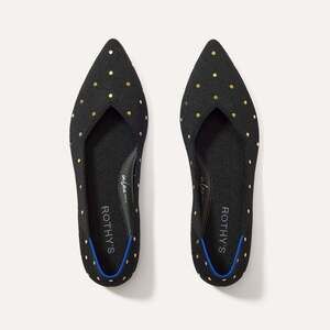Rothy's The Point II - Studded Black Size 12